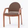 Стул-кресло Джуно 2.0 орех/коричневый Стул-кресло Джуно 2.0 орех/коричневый