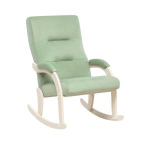 Кресло-качалка Leset Дэми Слоновая кость V14 бирюзовый