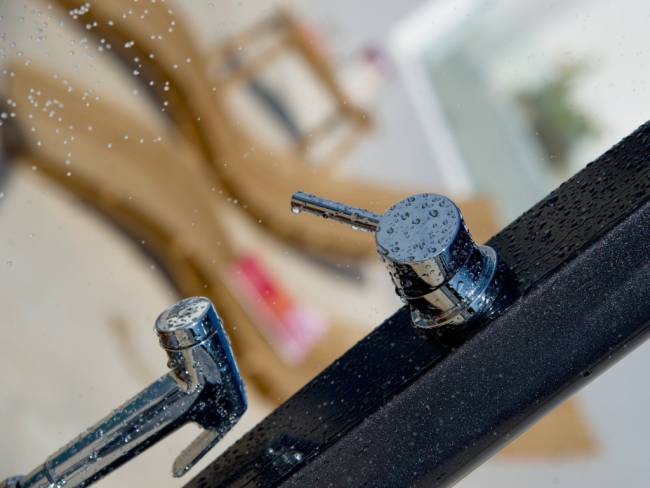 Душ уличный Funny Yang T 245 антрацит 170х170х2100 мм